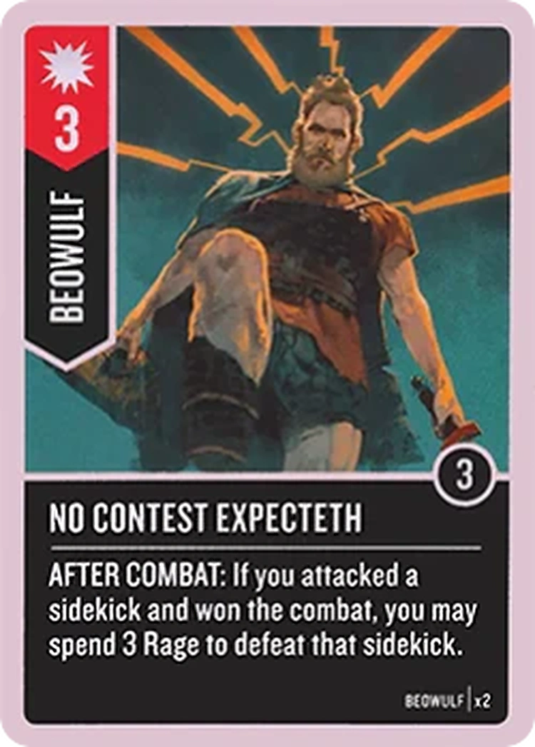 No Contest Expecteth