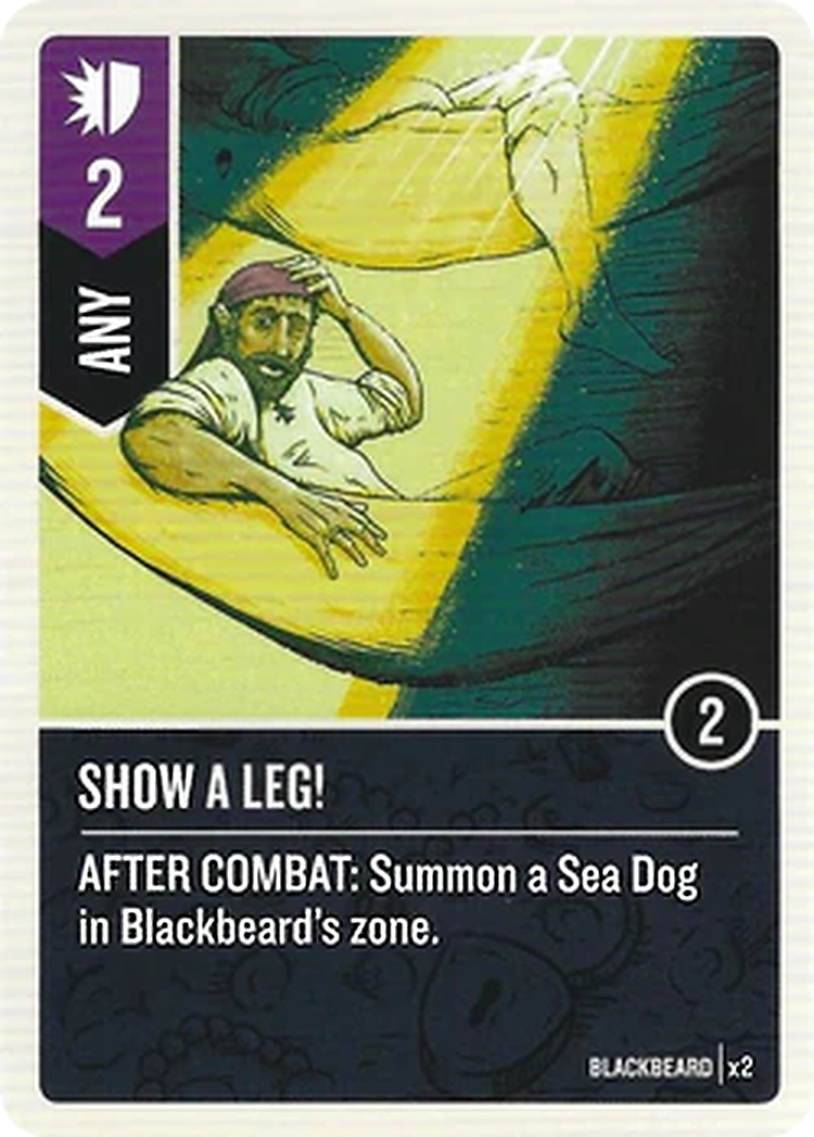 Show a leg!