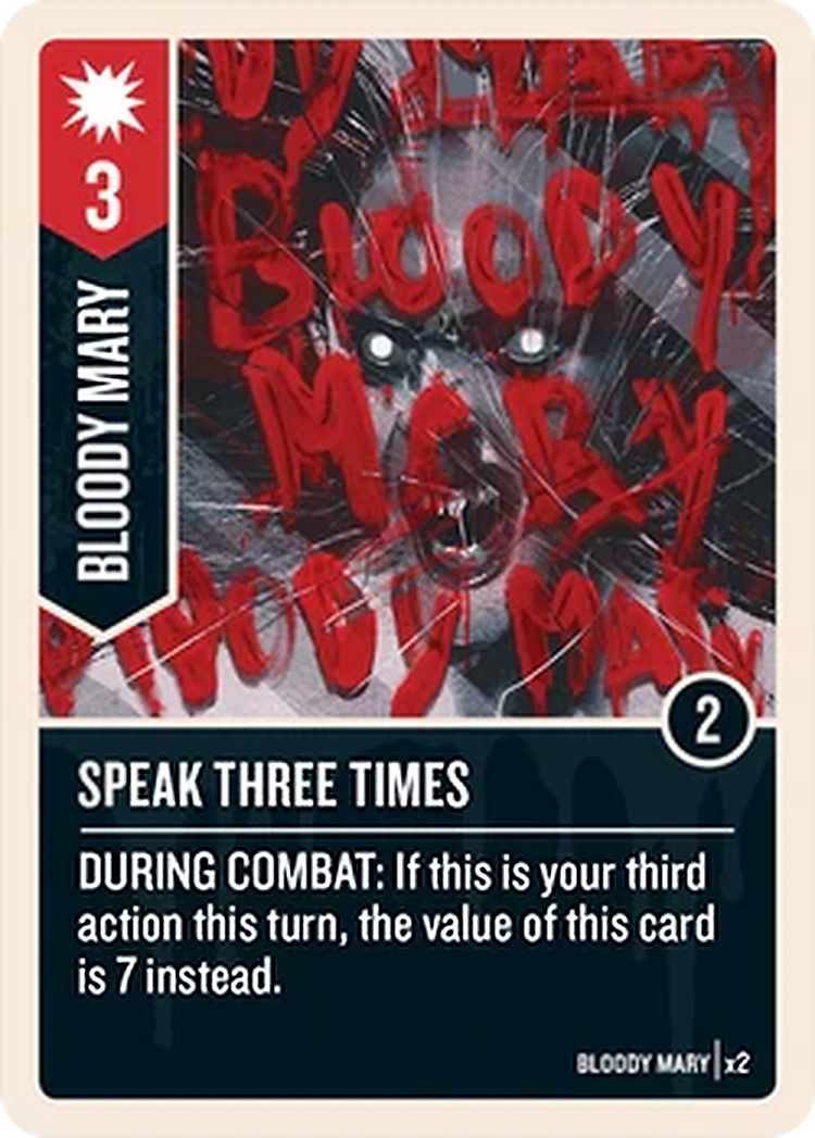 Speak Three Times
