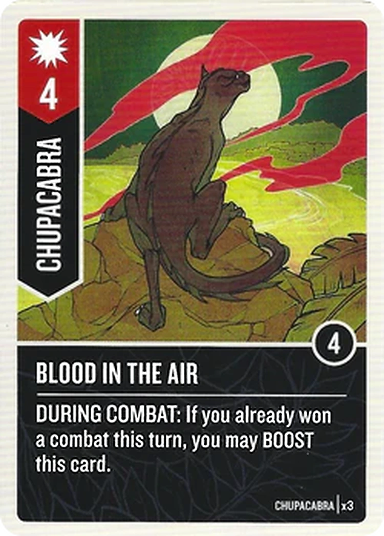 Blood in the air