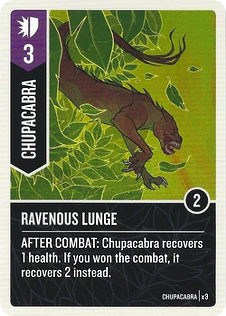Ravenous lunge