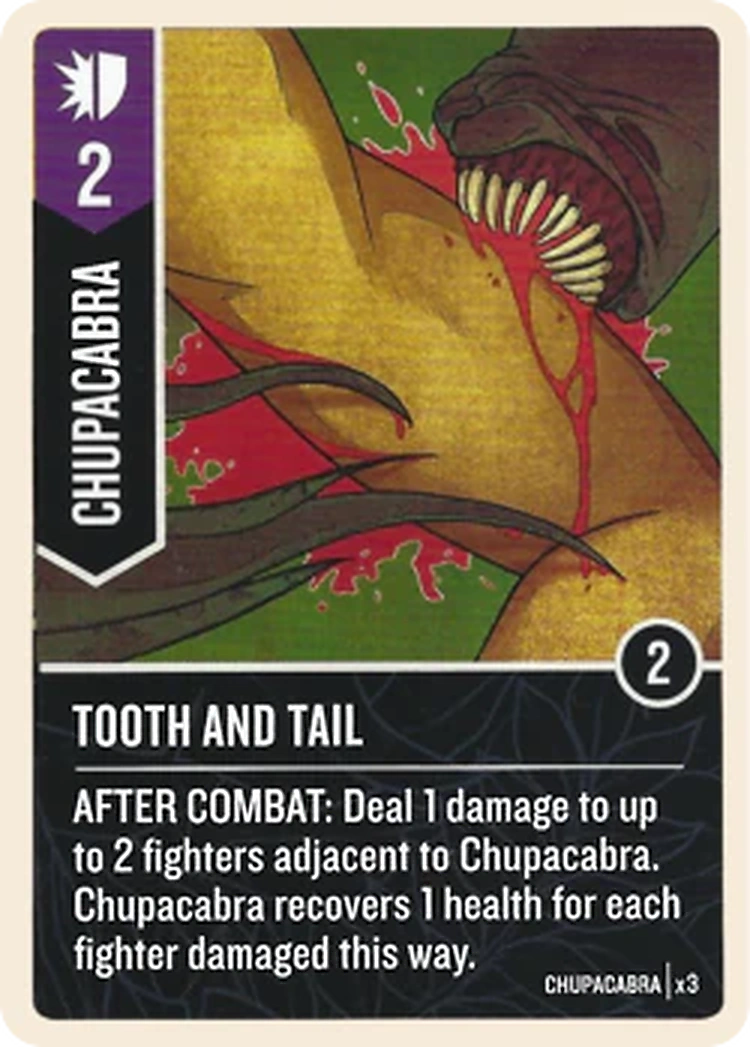 Tooth and tail