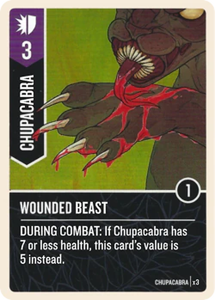 Wounded beast