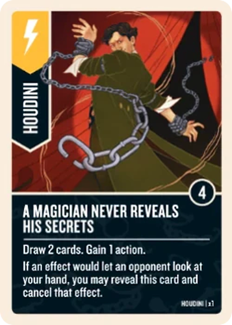 A Magician Never Reveals His Secrets