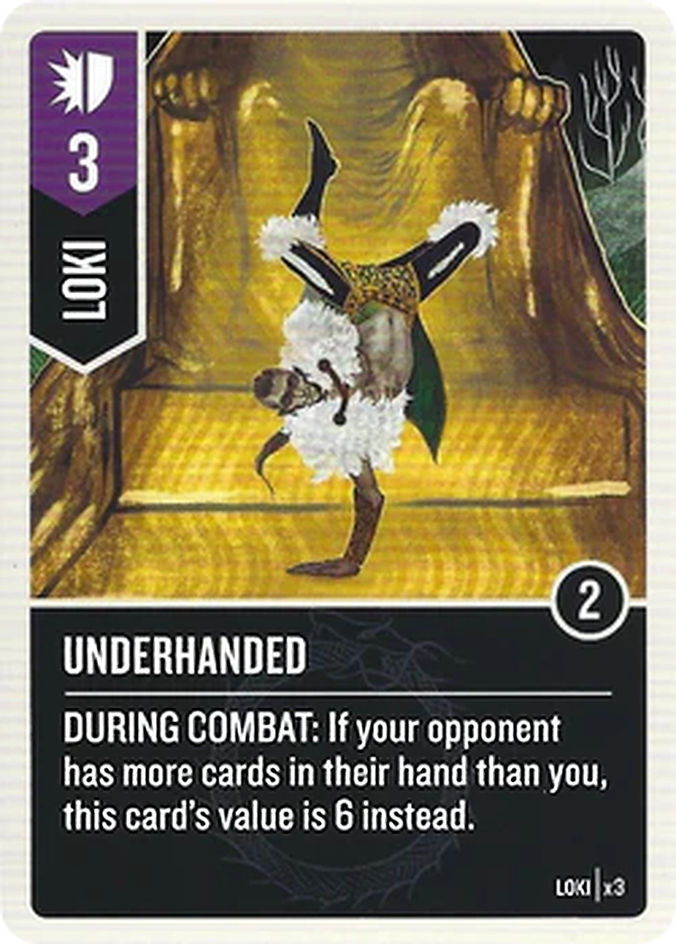 UNDERHANDED