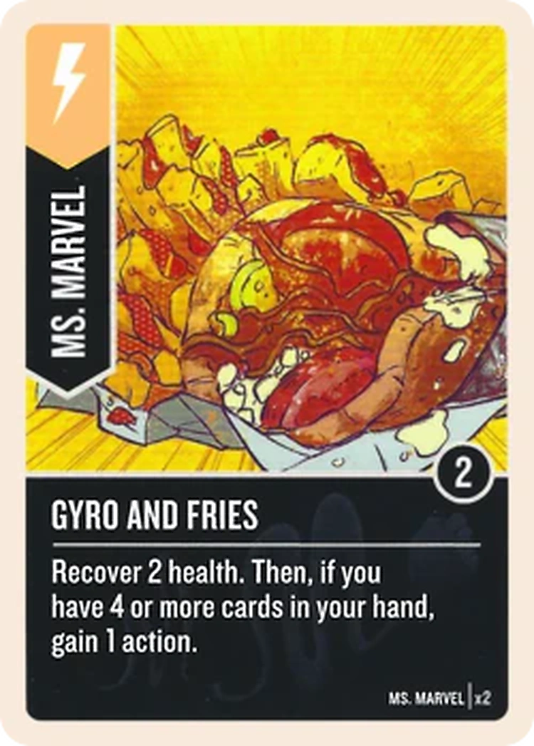 Gyro and Fries