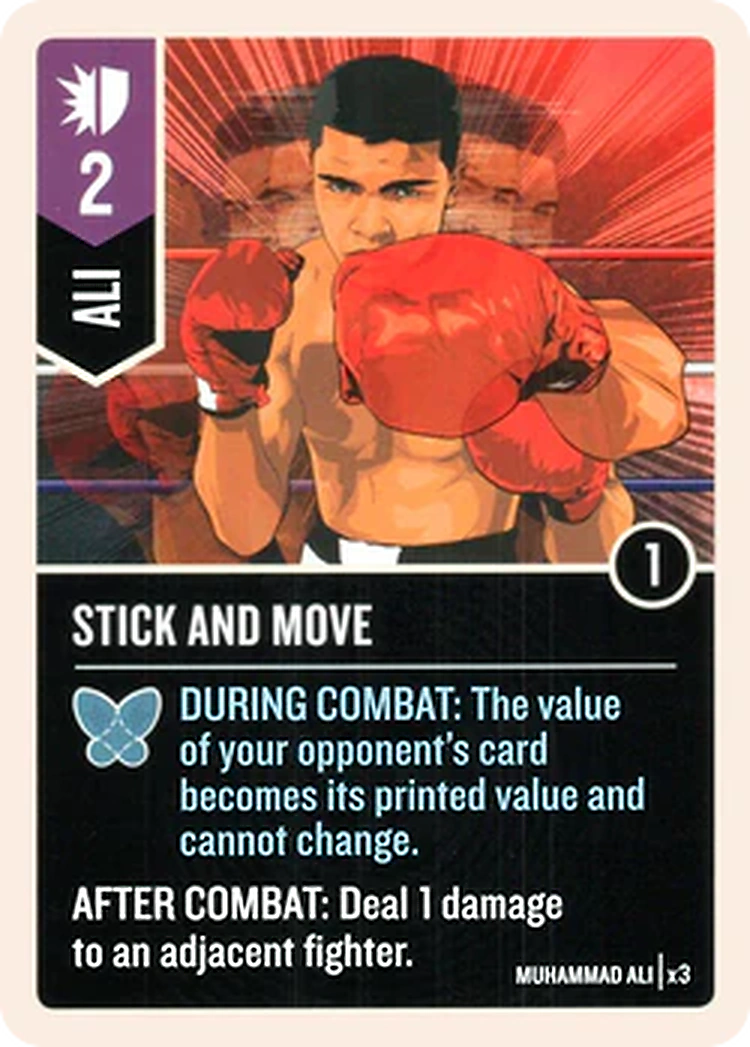 Stick and move