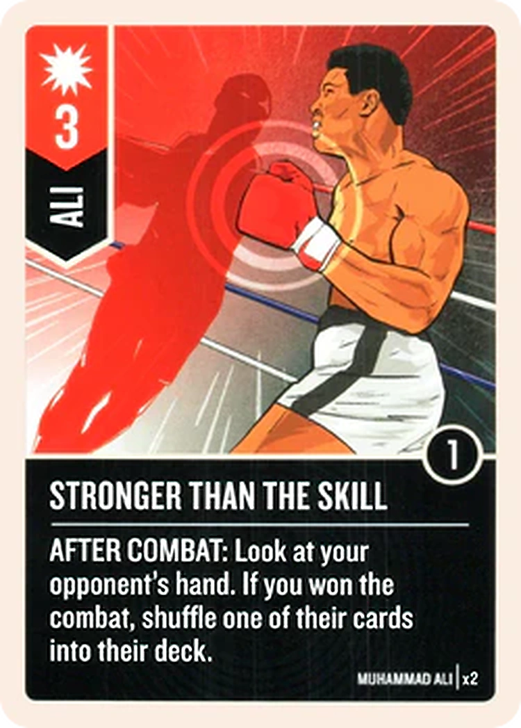 Stronger than the skill