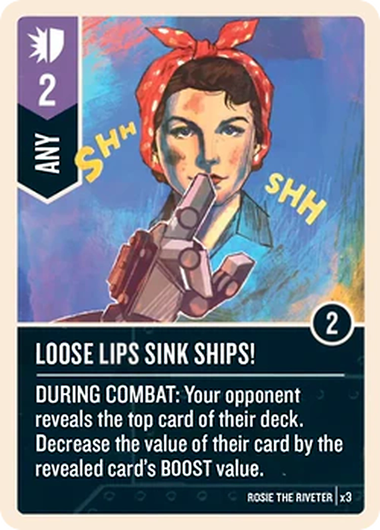 Loose Lips Sink Ships!