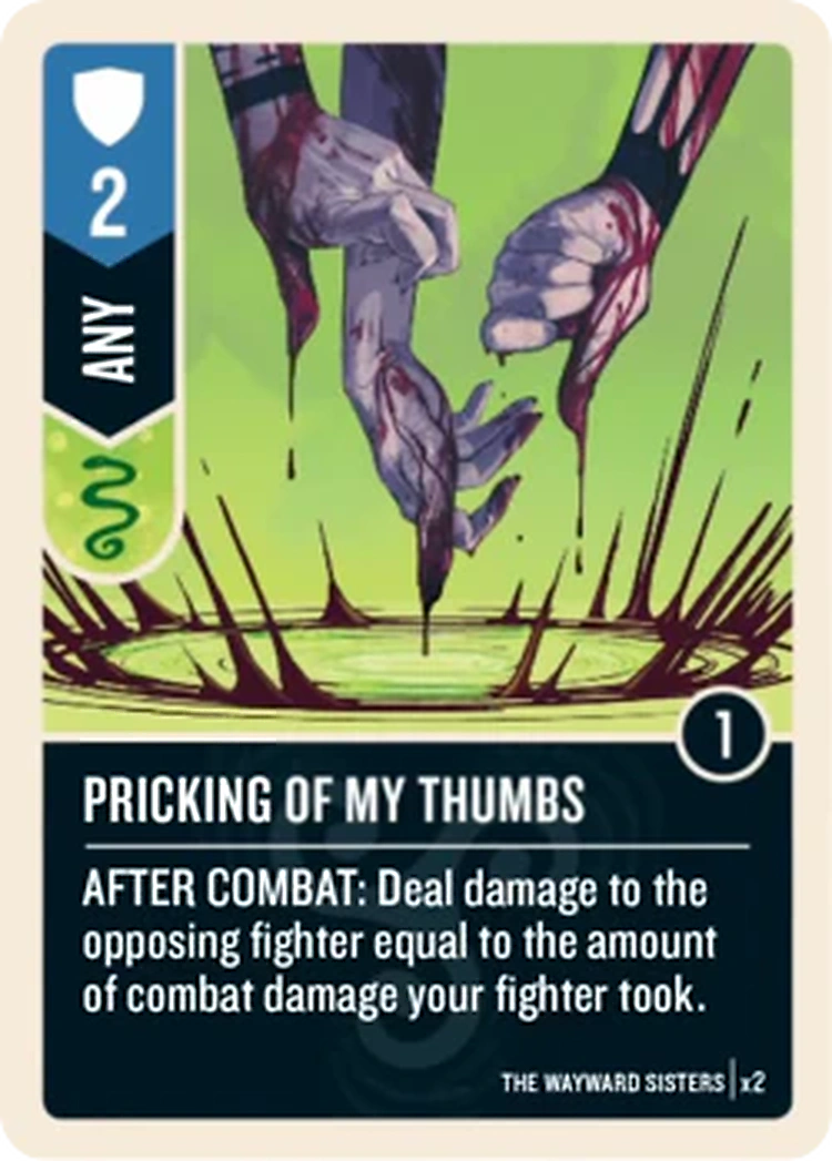 Pricking Of My Thumbs
