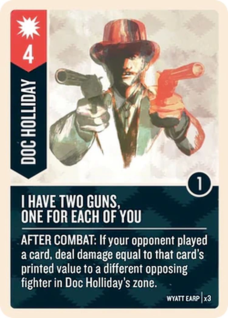 I Have Two Guns, One For Each Of You