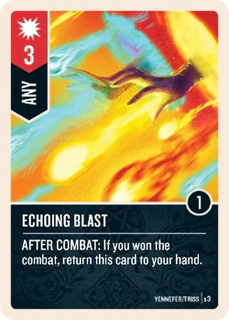 Echoing blast